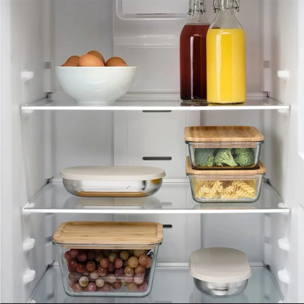 IKEA HALVVARM Food Container With Lid & Divider (204.972.21) NEW